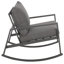 Chaise berçante en métal avec coussins Seadrift Bia-908524107
