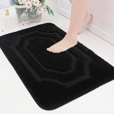 Bathroom Rug, Extra Soft Absorbent Bath Mat,TPR Backing Quick Dry, Machine Washable Bath Mats for Bathroom Floor, Tub and Shower, Home Decor Accessories