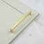 Satin Brass Slim Squared D-Bar Handles -122026799