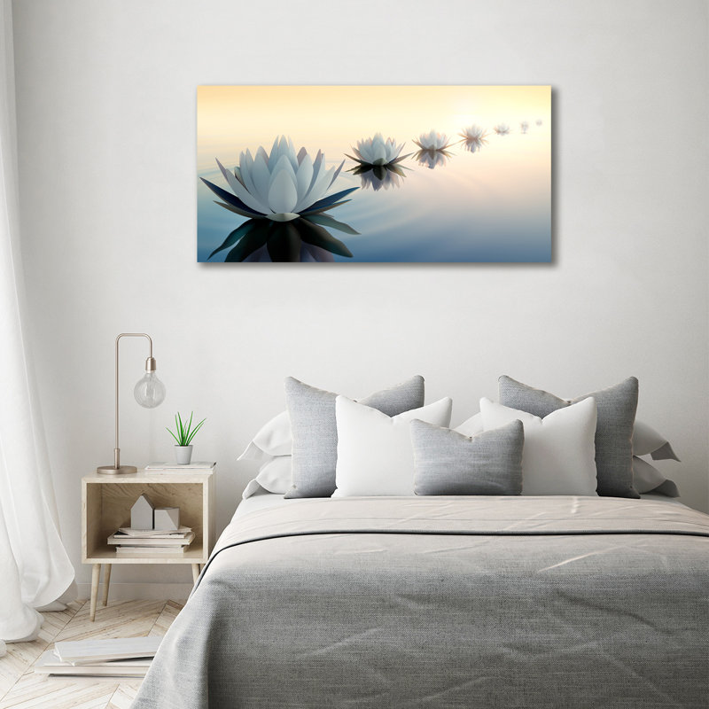 Lotus Flowers - Wrapped Canvas Print