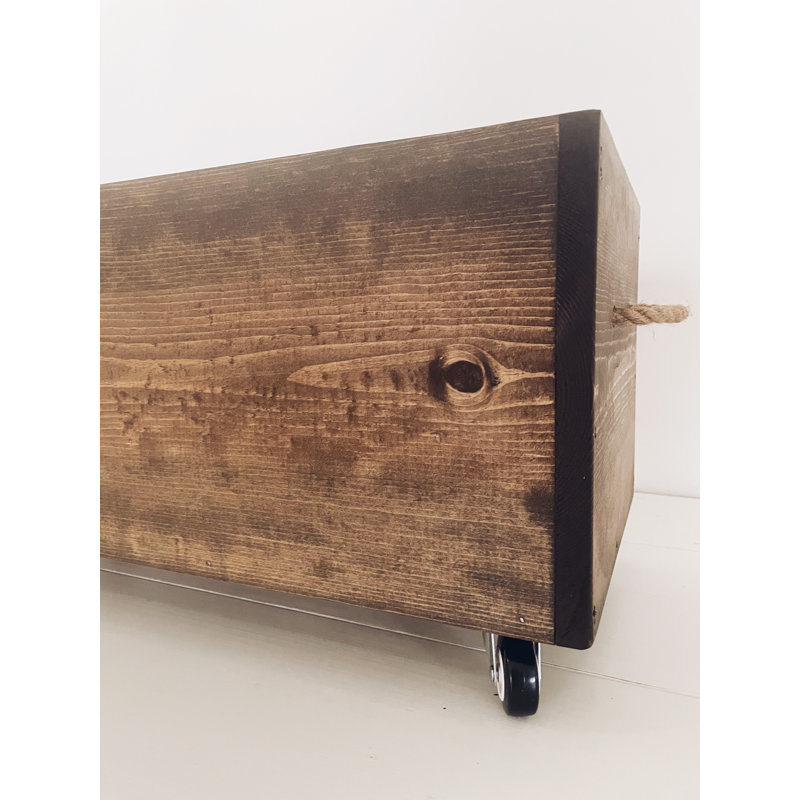 Addielynn Customizable Solid Wood Storage Box, Yes