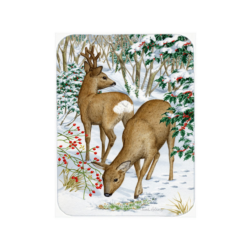 Planche à découper en verre European Western Roe Deer