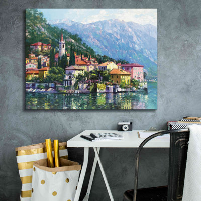 " Reflections Of Lake Como " by Howard Behrens