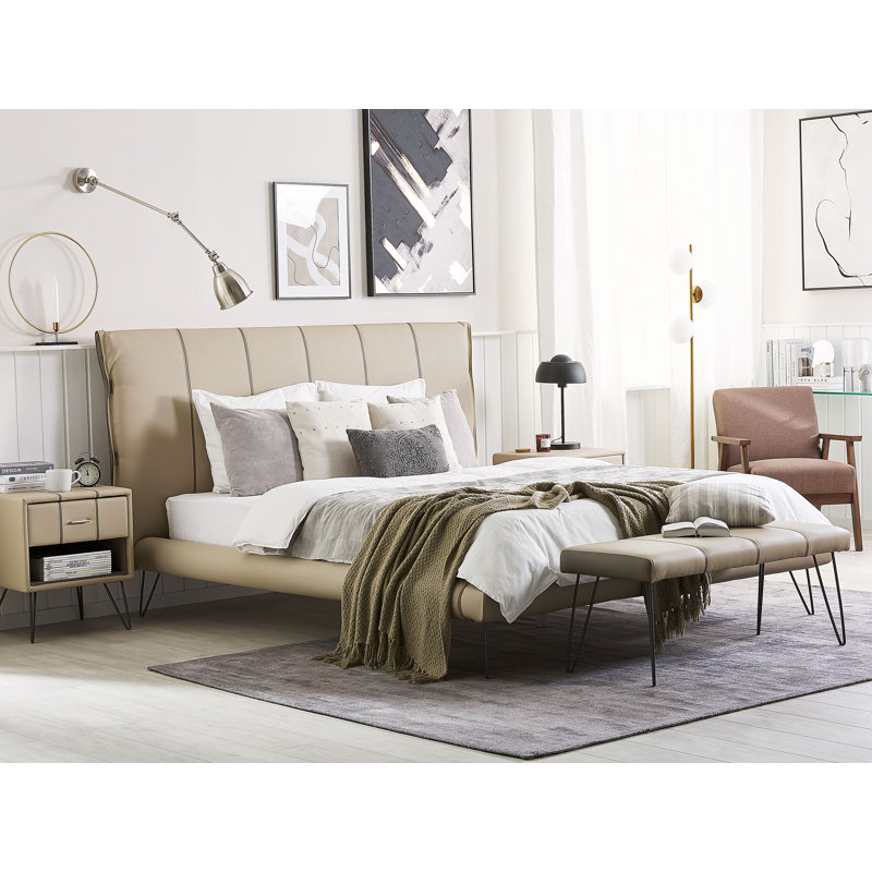 Margie Piece Bedroom Set, Kingsize (5'), Beige