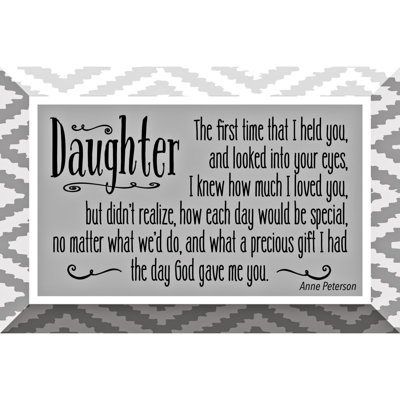 Plaque décorative Causglen Daughter