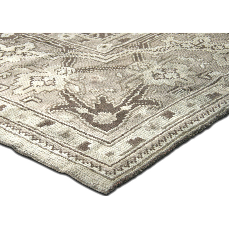 OverSize One-of-a-Kind 11'6" X 17' 1900s Wool Area Rug in