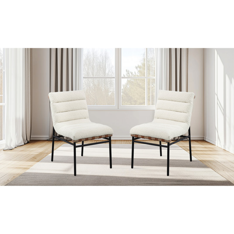 Ensemble de 2 chaises de salle à manger Boucle