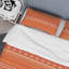 Ensemble de housse de couette en microfibre à rayures oranges et oranges 3 pièces-1807037155
