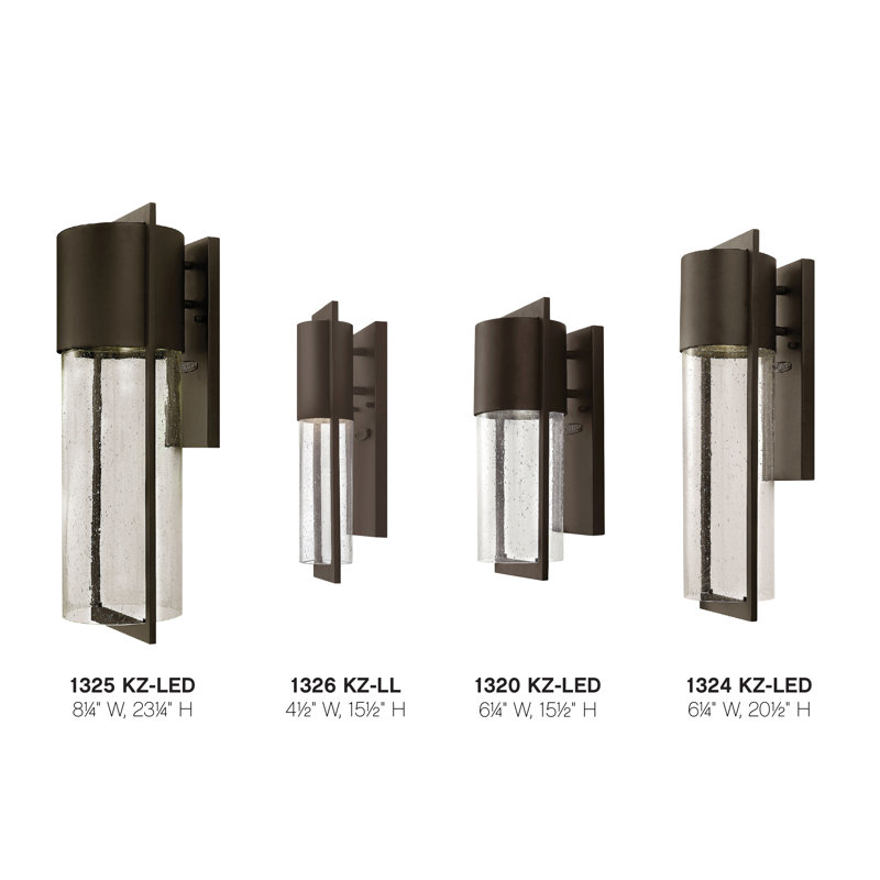 Shelter 1-Light Outdoor Sconce, Buckeye Bronze