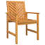 4 - Person Wood Patio Dining Set with Rectangular Table