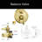 Wall Mount 9 Inch Rain Head And Handheld Spray Combo-124843933