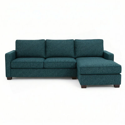 Damon Sectional – Made in USA, 5-Day Shipping, Custom Fabric Options, L-Shaped Sectional Wholesale Sectional Furniture - Hepburn - Fabric