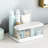 YouCopia HideAway Counter Caddy, Bathroom Countertop Organizer Bin with Adjustable Dividers and Lid