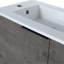 Meuble-lavabo mural simple de 22 po avec meuble-lavabo en céramique Mian-1458772021