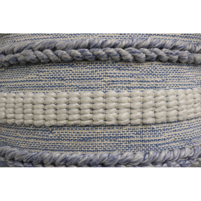 Abstract Wool Blend Throw Pillow