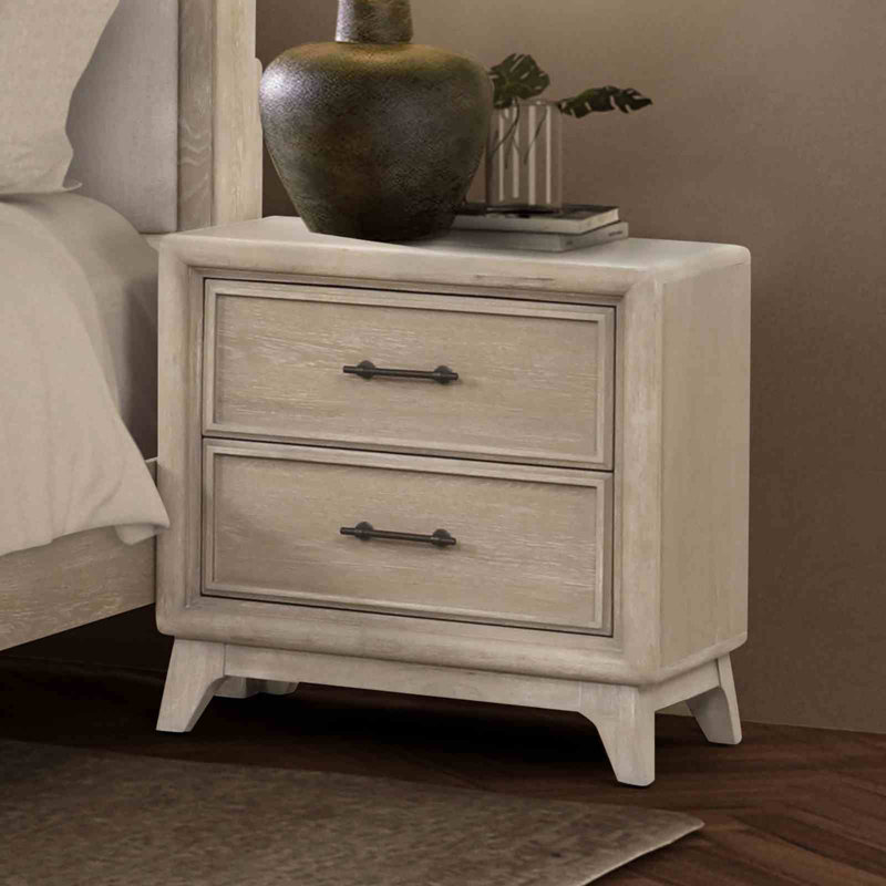 Table de chevet style transitionnel 1pc