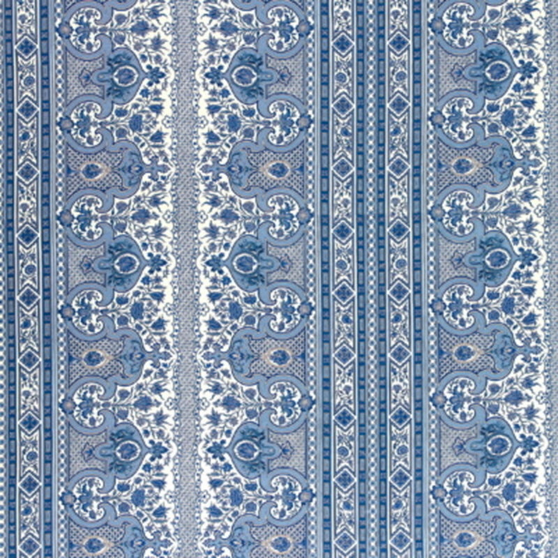 Digby S Tent Print Fabric, Moroccan Blue