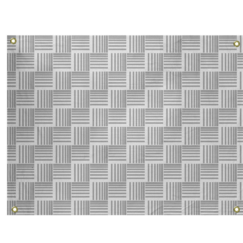 Tapisserie, Gris, H 59 po x l 80 po