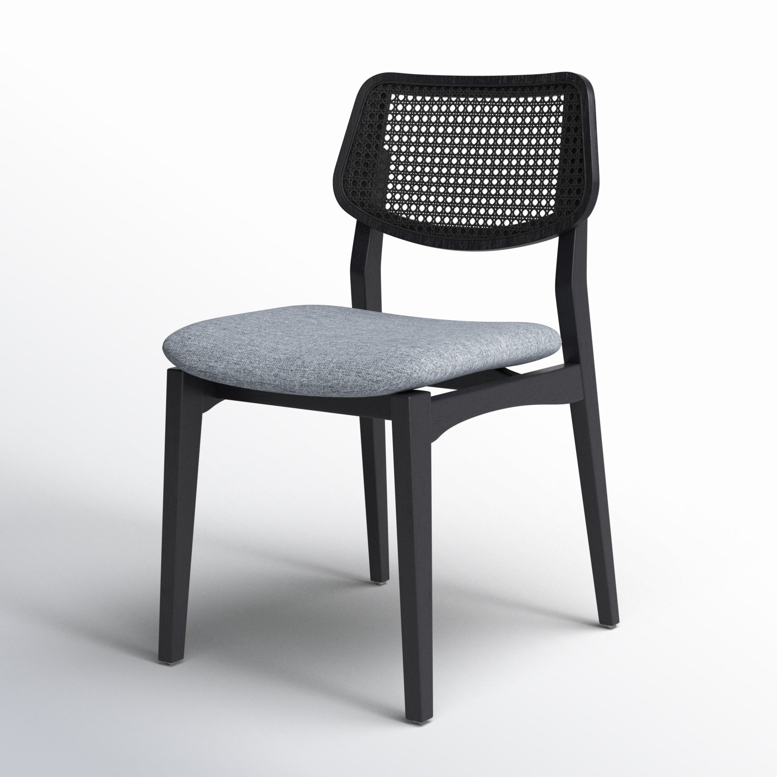 Adalay Oak Dining Chair, Essence Gray/Ebano Frame