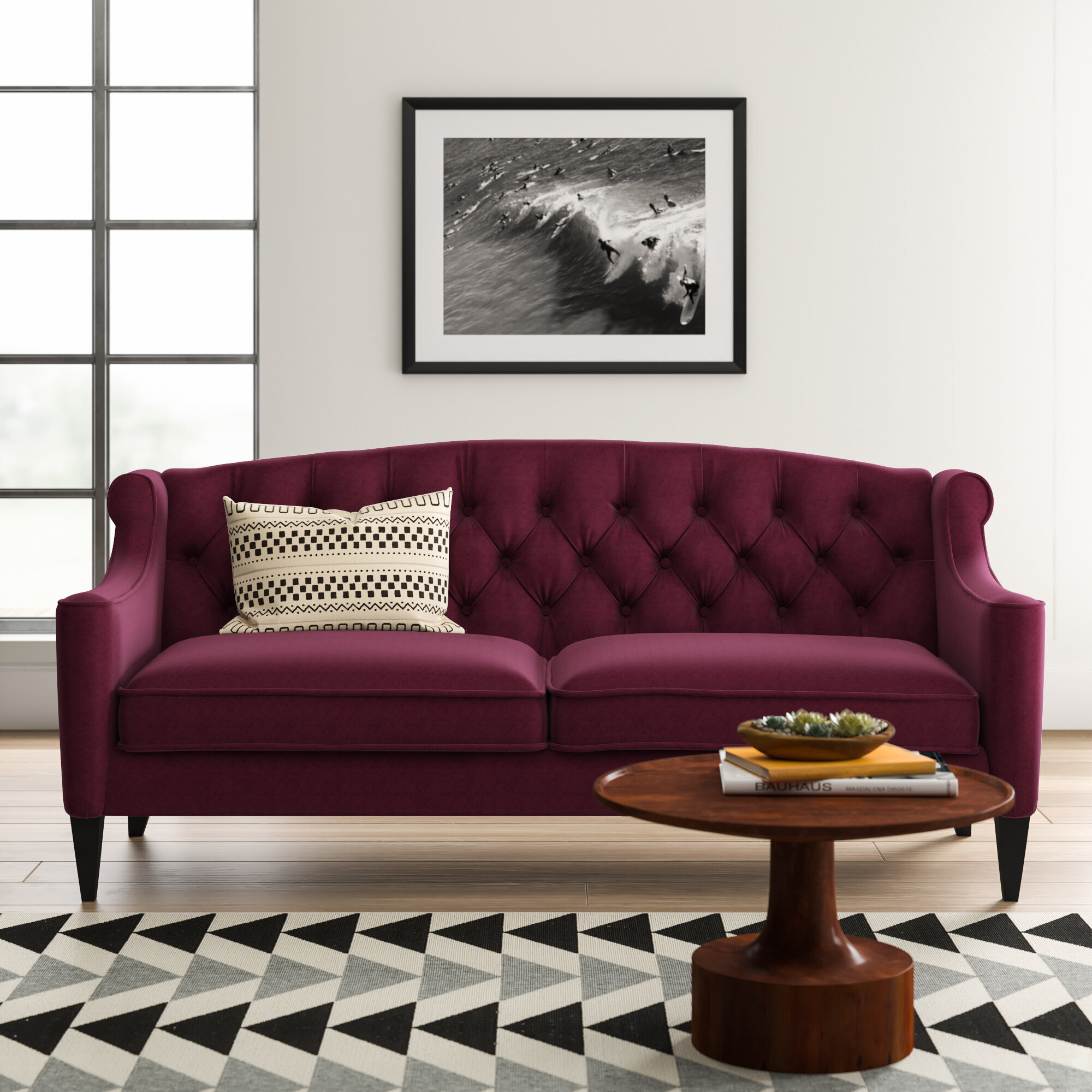 Kelly Clarkson Home Brinley 74'' Velvet Sofa & Reviews | Wayfair