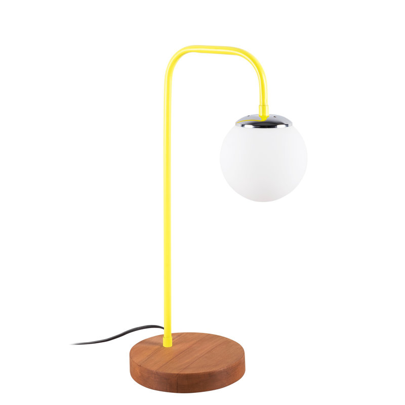 Lampe de table 22,44 po Skylar, Jaune, Blanc