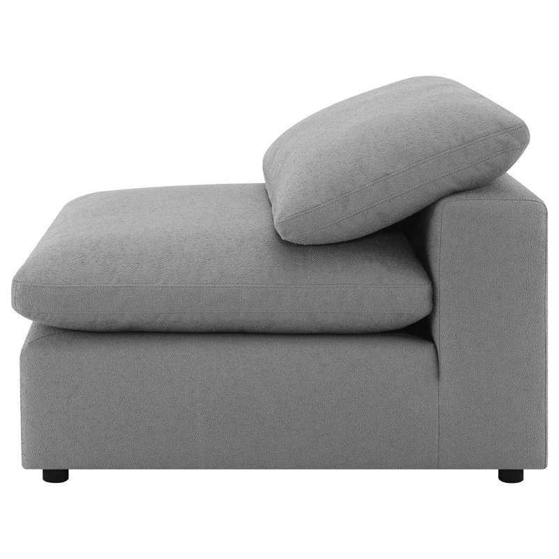 Fauteuil rembourré Raleigh Boucle, Bouclé ivoire