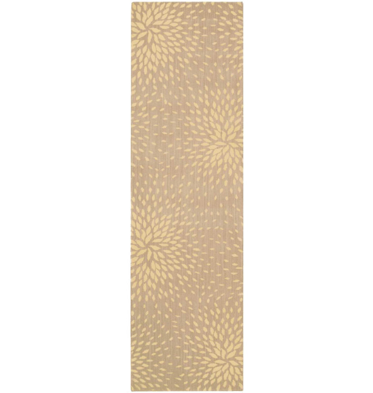 Viscose Floral Indoor Rug, Runner 2'3" x 8'