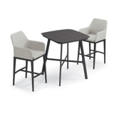 Oland Outdoor 3 - Piece Bar Height Dining Set with Cushions