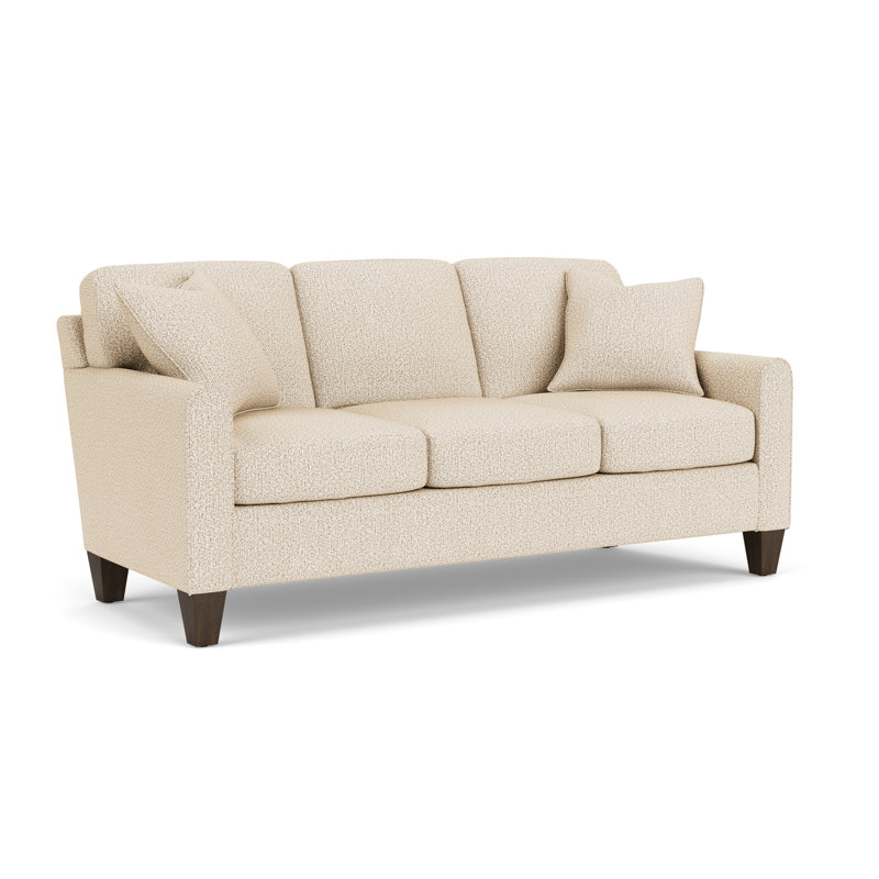 Cornesia 81'' Sofa with Mailbox Arm, Moondust Polypropylene/Olefin