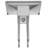 30'' L x 20'' W Silver Freestanding Service Sink