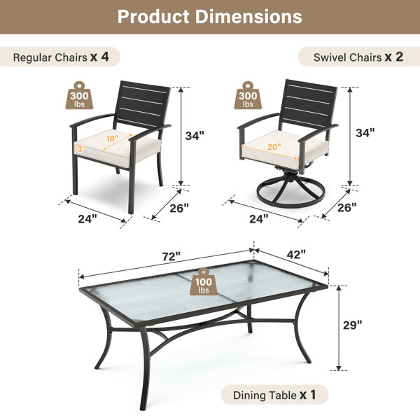 Dimensions du produit