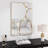Kaylie Pebble Shaped Metal Wall Mirror