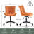 Brionni Leather Swivel Task Chair with Casters-768614424