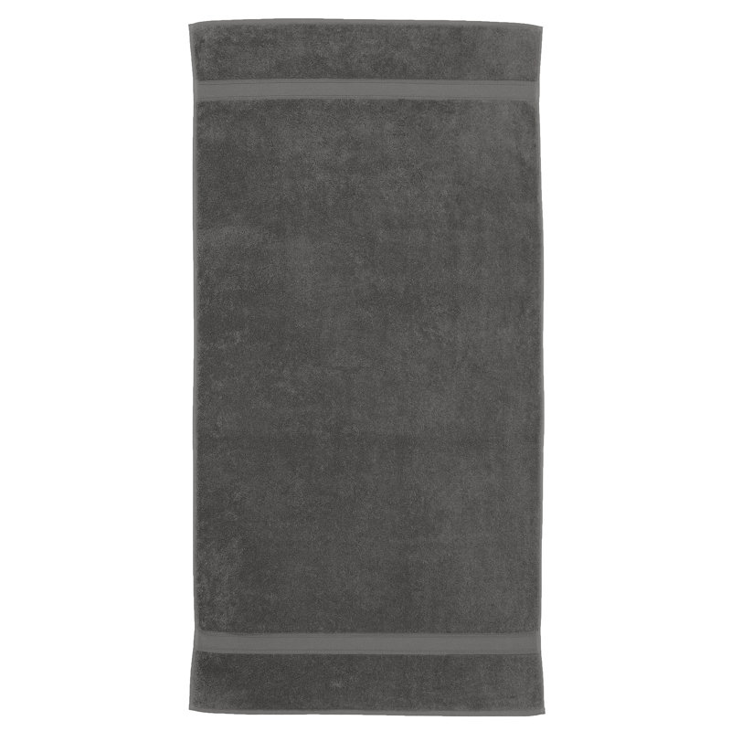 Sinemis Super Plush Bath Towel, Dark Gray