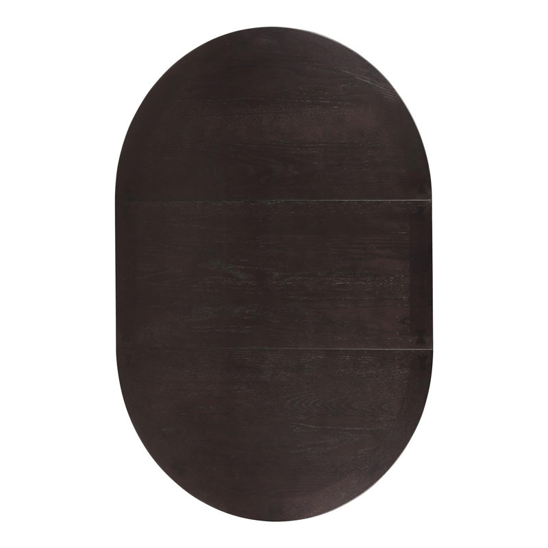 Mccoe Extendable Oval Dining Table, Espresso