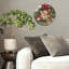 Horloge murale de Noël avec horloge murale en verre 12 po