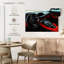 Intérieur de voiture Mehar noir et rouge