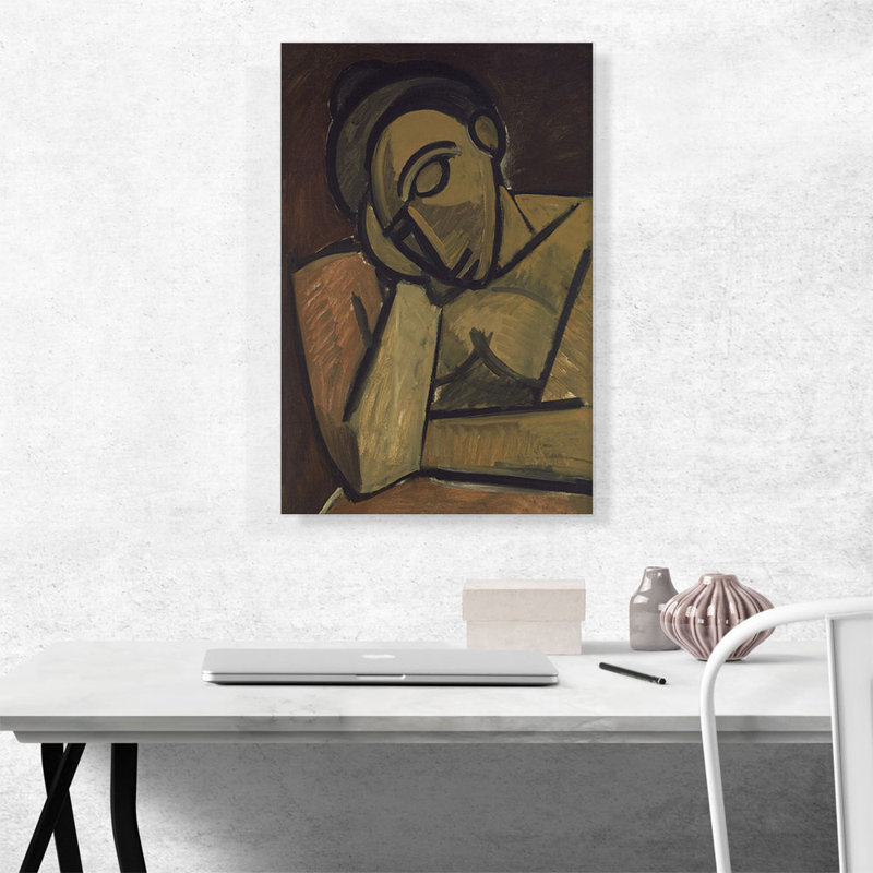 "Repose 1908" par Pablo Picasso, reproduction d'art sur toile tendue, H 26 po x l 18 po x 1,5 po