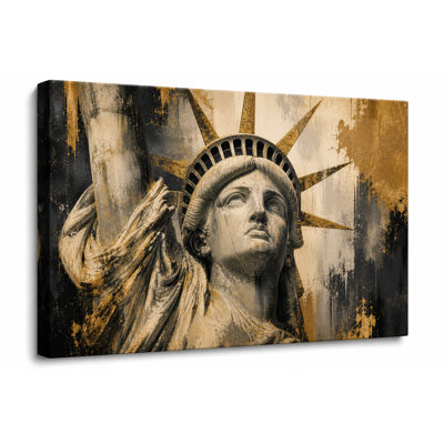 Statue of Liberty Wrapped Canvas Wall Art