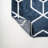 Mashawna Blocks Modern Geometric Navy/White Rug-1302423065