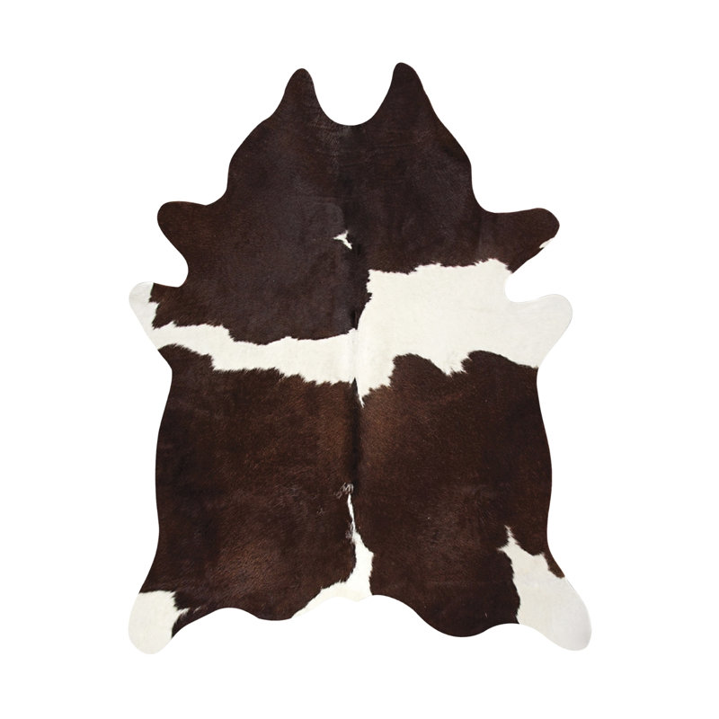 Abhinav Cowhide Animal Print Indoor Rug, Novelty 6' x 7'