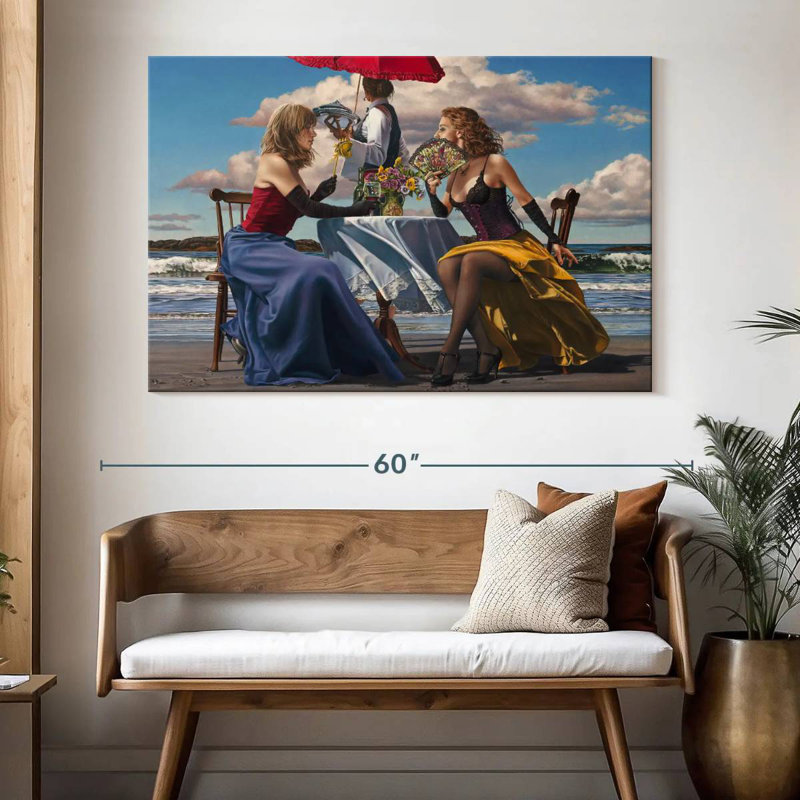 Leisha Cafe Oceanus, H 34 po x l 51 po
