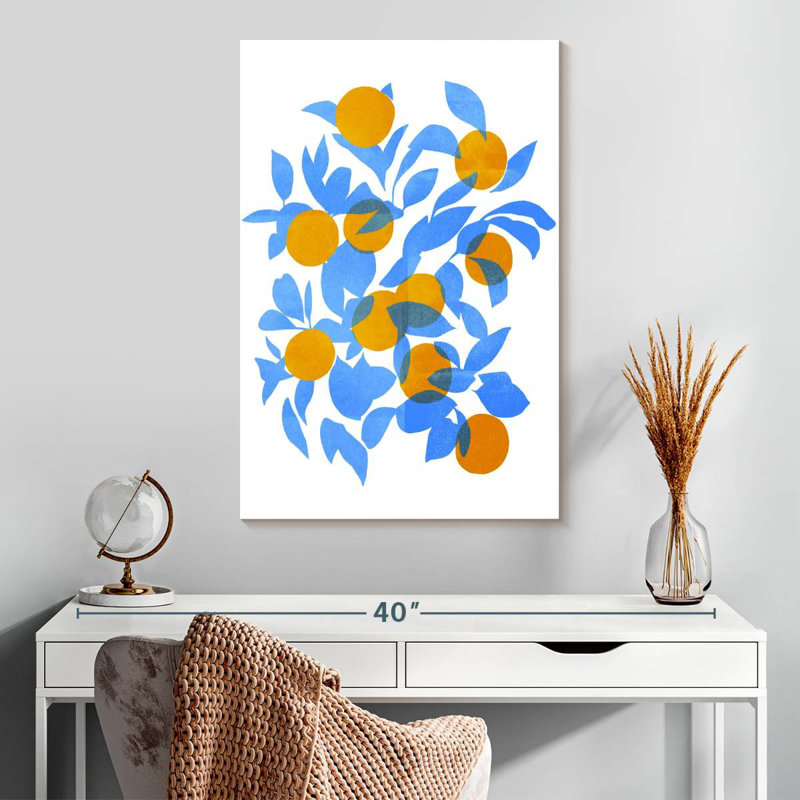 Yarlin Bright Tangerines I, 30" H x 20" W