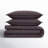 Nena 100% Linen Standard Solid Colour Quilt Set-2017077850-2017077843