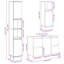 Bathroom Storage Furniture Set