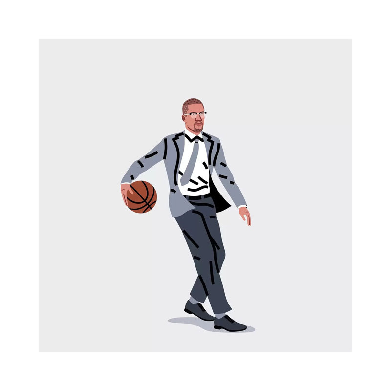 Balling Malcolm 1 Piece Wall Art on Canvas, 66.04 cm H x 66.04 cm W x 1.91 cm D, Wrapped Canvas