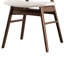 Ensemble de 2 chaises de salle à manger Lexy, pieds inclinés, bois massif, boucle beige