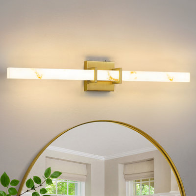 Applique murale de salle de bain à intensité variable de 76 cm (30 po) au-dessus du miroir, avec réglage de la température de couleur (5 CCT).