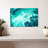 Avery Abstract Aquamarine Luxury