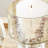 Glass Handmade Turned Style Pillar Silver Hurricane Lamp with Faux Mercury Glass Finish